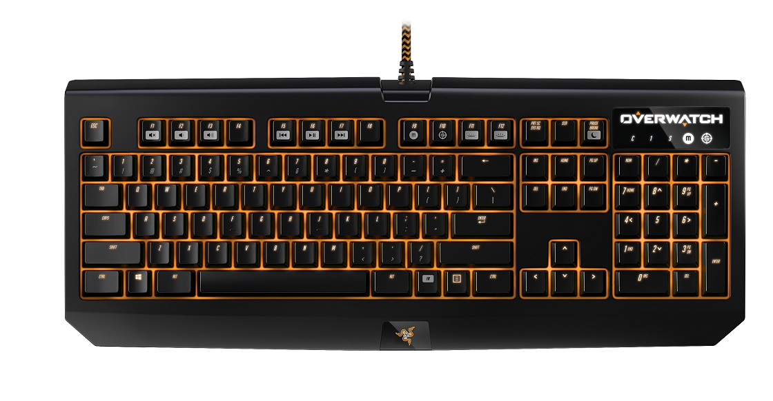 3. Razer BlackWidow Chroma黑寡婦蜘蛛遊戲鍵盤